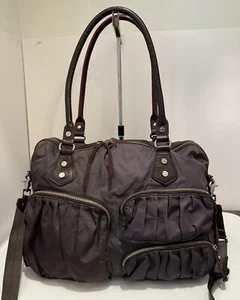 MZ WALLACE Shoulder Bag Belle Bedford Nylon Tote Handbag Zippers Purse - Picture 1 of 16