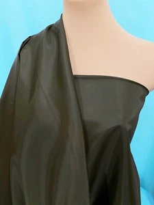 POLYESTER LINING FABRIC WILLOW GREEN  60" BTY CLOTHING  CRAFTS  SUIT LINING - Picture 1 of 11