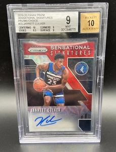 2019-20 Panini Prizm Jarrett Culver Auto Sensational Signatures Choice BGS 9 - Bild 1 von 2
