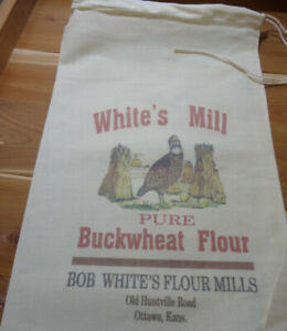 RL-24 WHITES MILL Flour Bag Sack Feed Seed  Novelty Collectible