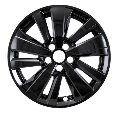 4 Gloss Black 18" Wheel Skins for 2022-2025 Nissan Pathfinder 10 Spokes - Image 1 of 3