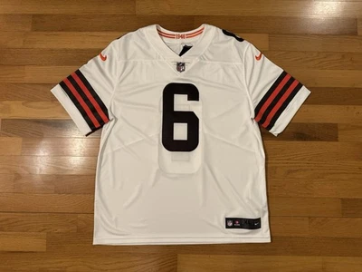 New XL Nike Baker Mayfield Cleveland Browns Vapor Limited White Jersey Men - Image 1 of 4
