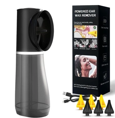 Dispositivo inteligente de masaje y limpieza de oídos | Estimulación de agua caliente de 4 modos Foto 1 de 4