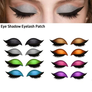 Self-Adhesive Lazy Eye Shadow Eyelash Patch False Lashes Stickers Women - Picture 1 of 18