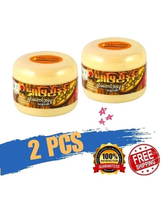 2 PCS MYANMAR THANAKA Powder Tanaka 100% Original Reduce acne Dark spots - Image 1 of 4