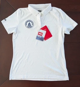 NEU Helly Hansen Congressional Damen Crew Tech Polo Shirt HH weiß Medium Tactel - Bild 1 von 9