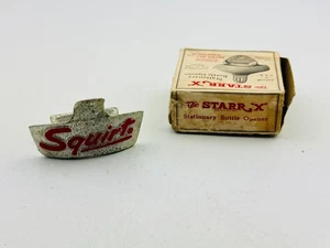 Vintage Squirt Wall Mount Bottle Cap Top Opener Starr X w/ Box - Picture 1 of 13