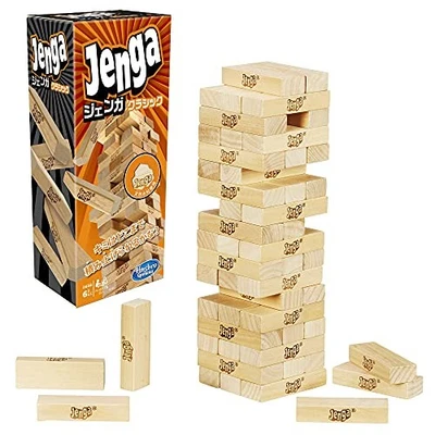 Hasbro (HASBRO) Jenga Game JENGA Original Block Game Made of Natural Wood Stacki - Image 1 of 4