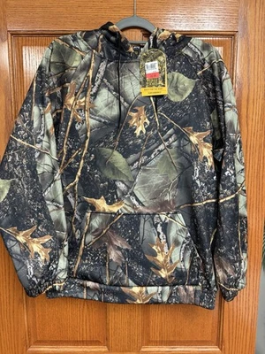 NWT World Famous Sports WFS Burly Men’s Hooded Sweatshirt Size Medium Hunting - Image 1 of 4