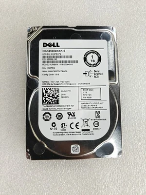 Dell 09W5WV 9W5WV ST91000640SS 1TB 7.2K 2.5" 6G SAS HARD DRIVE - Image 1 of 3