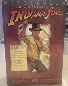 Indiana Jones - The Adventure Collection (DVD, 2003, 4-Disc Set, Widescreen) - Imagen 1 de 5