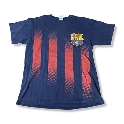 Camiseta de fútbol vintage Y2K años 2000 Messi Barcelona talla mediana Foto 1 de 4