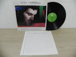 Gino Vannelli - Live In Montreal 1992 KOREA Vinyl LP W/Insert & NO BARCODE - Imagen 1 de 4