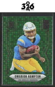 Omarion Hampton 2025 Donruss Elite Green Disco Rookie #132 - Picture 1 of 2