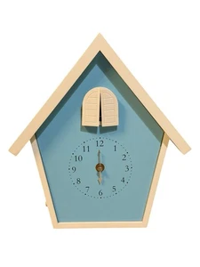 Pottery Barn Niños Cuco Azul Pajarera Reloj Sala de Juegos Guardería - Imagen 1 de 12