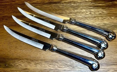 Juego de 4 cuchillos para carne vintage Carvel Hall George Washington de acero inoxidable Foto 1 de 4