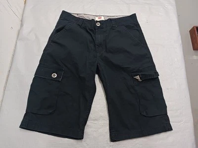 Pantalones cortos cargo Levi's vintage negros para dama talla 16 cintura 28 Foto 1 de 4