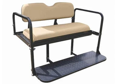 Комплект заднего сиденья - желтовато-коричневый для гольф-каров EZGO TXT 1995+ - Изображение 1 из 3