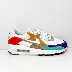 Nike Womens Air Max 90 SE DH5075-100 Multicolor Running Shoes Sneakers Size 9 - Picture 1 of 12
