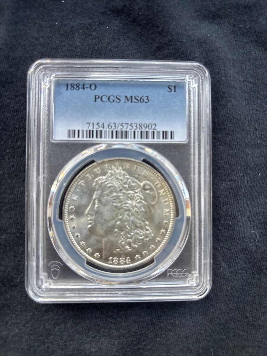 アメリカ　モルガンダラー銀貨1884 o MS-63 PCGS アメリカ モルガンダラー銀貨1884 O PCGS MS 63トーンコイン