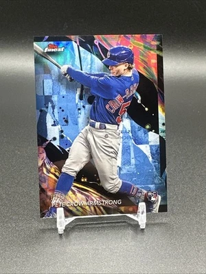 2024 Topps Finest - Uncommon Pete Crow-Armstrong #104 Sky Blue Refractor /250... - Image 1 of 3