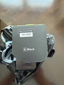 Schwarze Tonerkassette mit hoher Kapazität 78C1XK0 Ersatz für Lexmark CS421 CX421 - Bild 1 von 3