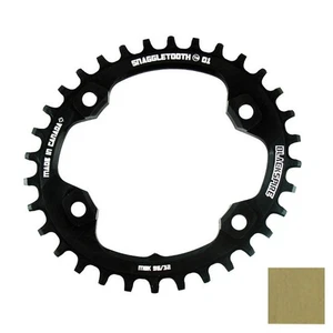 corona snaggletooth ovale 96/32t shimano xt m8000 oro 421584012 Blackspire mtb - Foto 1 di 1