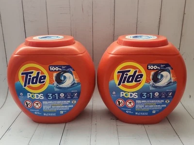 (Pack of 2) Tide PODS Liquid Laundry Detergent Pacs, Original Scent, 42 Pacs - Image 1 of 2
