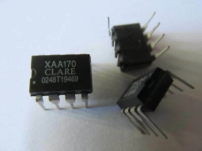 CP CLARE XAA170  Solid State Dual-Sing OptoMOS Relay 1.2VDC SPST-NO  350V DIP8 - Image 1 of 2