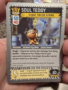 Soul Teddy MapleStory TCG Set 1 71/96 Silver Holo Expired Code - Picture 1 of 2