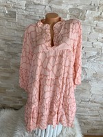 Italy Ibiza Bohemiam aztec Kleid Tunika Gr 36 38 40 42 kobaltblau Hippie NEU