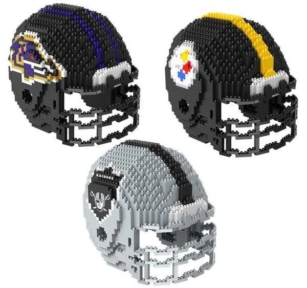 NFL Team Helmet Shaped BRXLZ 3-D Puzzle -Select- Team Below - Image 1 of 1