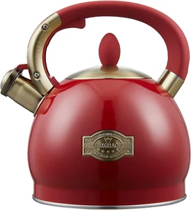 Teekessel - 2,8 Quart Teekessel Herdplatte Pfeifende Teekanne Edelstahl Tee - Bild 1 von 7