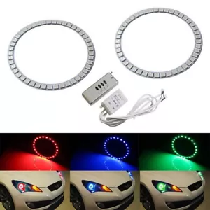 RGB 7-Color LED Angel Eye Halo Ring para Hyundai Genesis Coupe Headlight Retrofit - Imagen 1 de 9