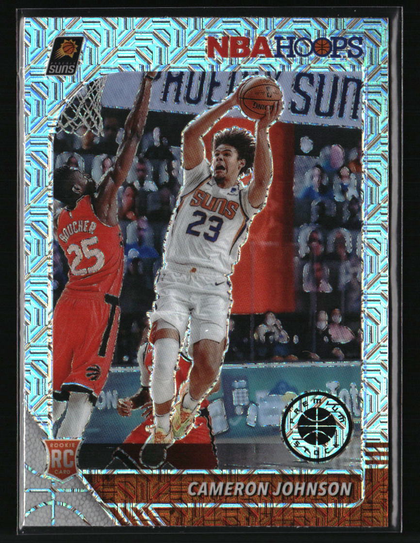 Cameron Johnson 2019 Hoops Premium Stock Prizms Silver Mojo Card #208