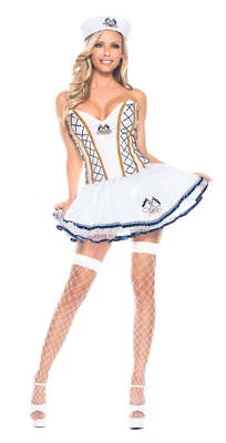 Sailor Ladies Adult Costume Small/Medium, Medium/Large - Image 1 of 2