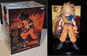 Dragon Ball DBZ SCultures Pack x2 Goku SSJ3 + Goku normal - Foto 1 di 12