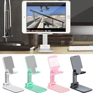 Adjustable Phone Tablet Desktop Stand Desk Holder Mount Cradle For iPhone iPad## - Picture 1 of 16