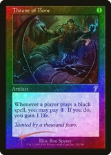 Throne of Bone FOIL 7th Edition PLD Artifact Uncommon MAGIC MTG CARD ABUGames