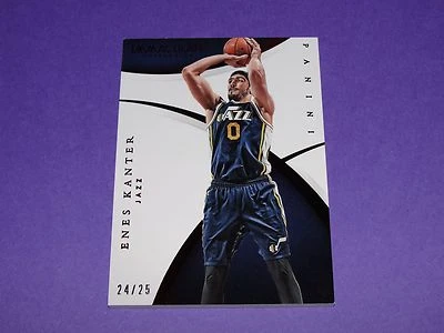 2014-15 Panini Immaculate ENES KANTER #12 Red Variant/25 JAZZ - THUNDER Turkey - Image 1 of 2