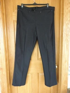 Amish Mennonite Hand Made Men's Black 5-Button Pants W34-1/2" Inseam: 32" - Picture 1 of 5