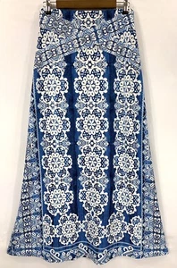 Beige By eci Women's Soft Slippery Stretchy Maxi Skirt Size: S - Bild 1 von 6