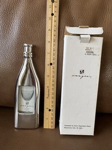 Marco de fotos de botella de champán plateado ~ Nuevo ~ 8”x2,5” ~ Tiene capacidad para foto de 2”x3” - Imagen 1 de 10