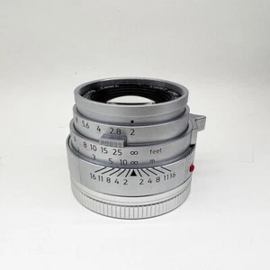 Lichtobjektiv Laborobjektiv Elcan 50mm F2 silber chrom Leica SummicronM M3 M6 M240 M10※ - Bild 1 von 5