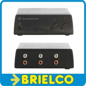 SELECTOR CONMUTADOR SWITCH MANUAL PASIVO AUDIO 2 PUERTOS SALIDA CASCOS BD6486 - Imagen 1 de 1