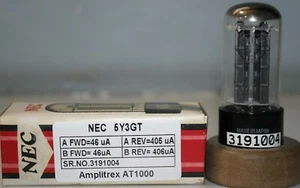5Y3GT NEC NOS Neu im Karton graue Platte Halo Getter Made in Japan Amplitrex getestet - Bild 1 von 7