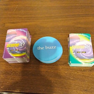 2004 Disney Scene It Cards Trivia and Buzz Replacement Sets DVD Game  - Image 1 of 4