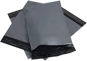 STRONG POLY MAILING POSTAGE POSTAL BAGS QUALITY SELF SEAL GREY PLASTIC MAILERS - Picture 1 of 5