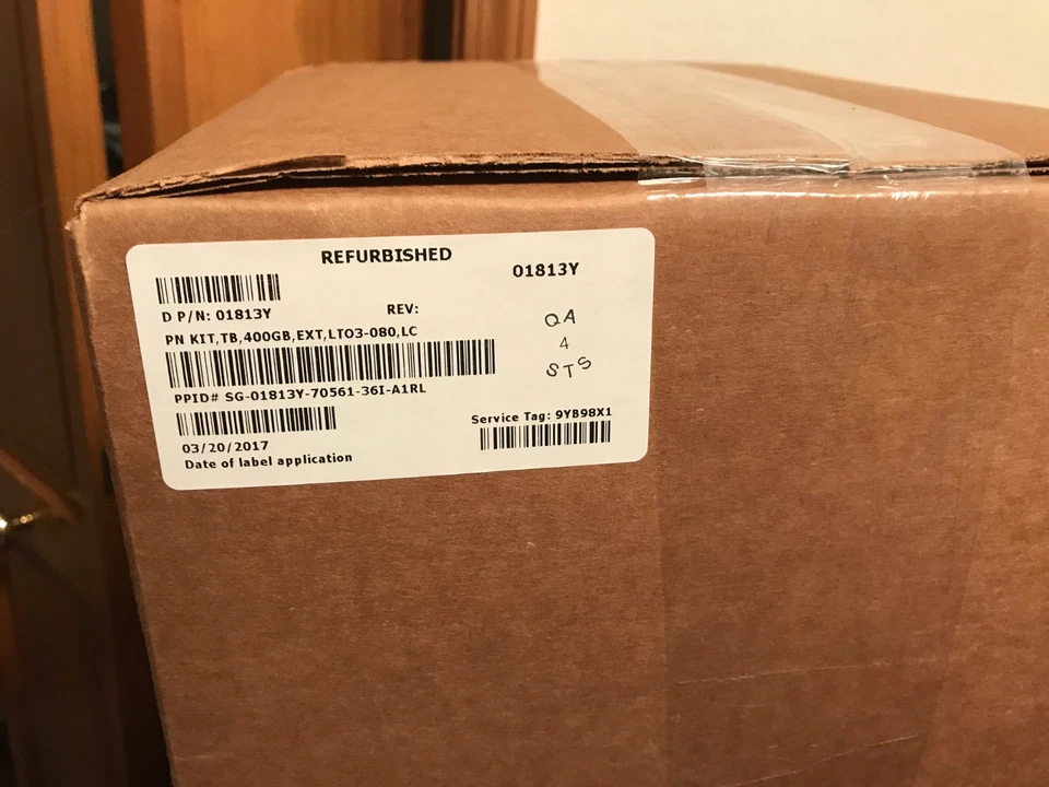 Dell Powervault LTO-3-080 Ex HH SAS Tape Drive 01813Y 2KDTN LTO3 - Image 1 of 1