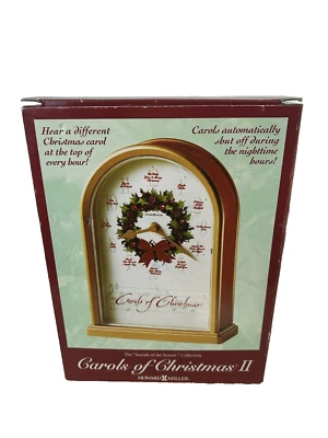 Howard Miller Villancicos de Navidad II Reloj Musical Horario Timbre Abrigo Foto 1 de 4